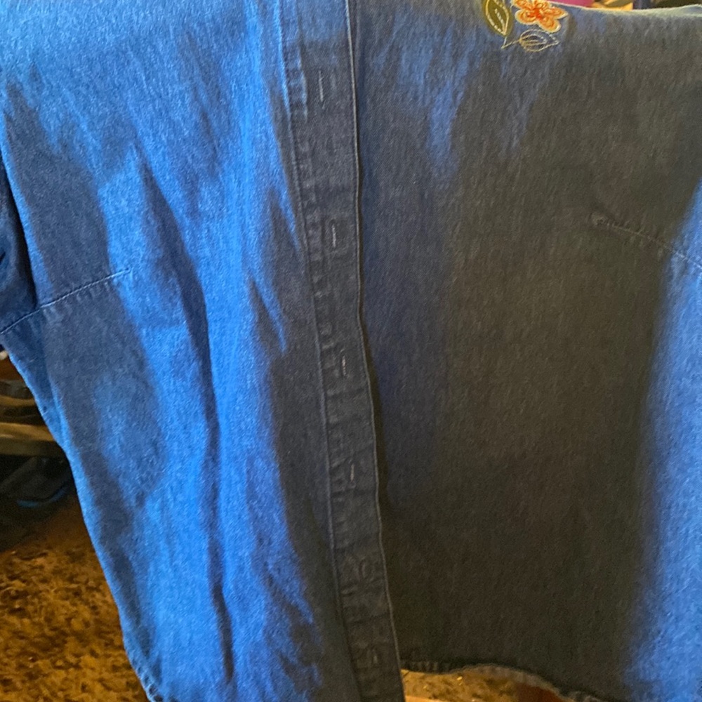 Blue denim  shirt